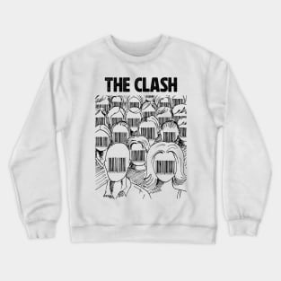 Barcode face The Clash Crewneck Sweatshirt